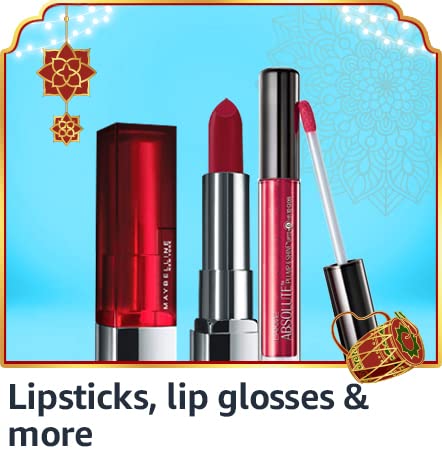 Upto 70% Off On Lipsticks, Lip Glosses & More + Extra 10% Axis / Citibank / IndusInd/ Amazon Pay ICICI Cards Off
