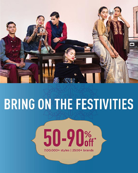 DAZZLING DIWALI SALE | Flat 50%-90% Off On Men's Clothing + Instant 10% Discount On Axis Bank Cards
