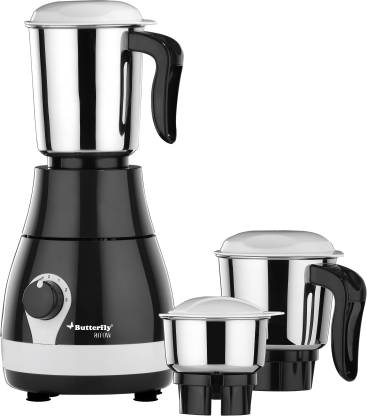 Buy Butterfly Arrow 500 W Mixer Grinder (3 Jars, Grey) + 10% off On Selected Bank Cards
