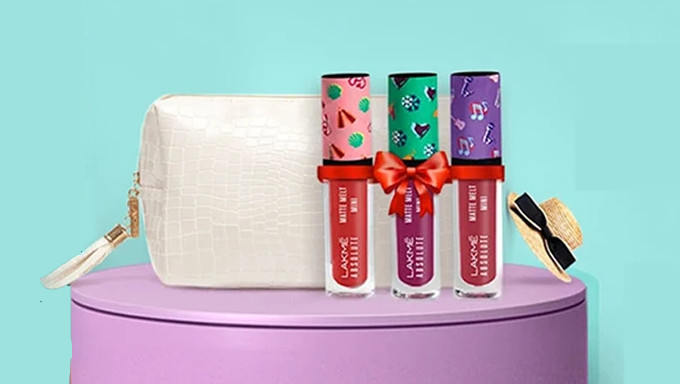 NEW LAUNCH | Buy 03 Lakme Minis at Rs.1199 Get a Makeup Pouch FREE