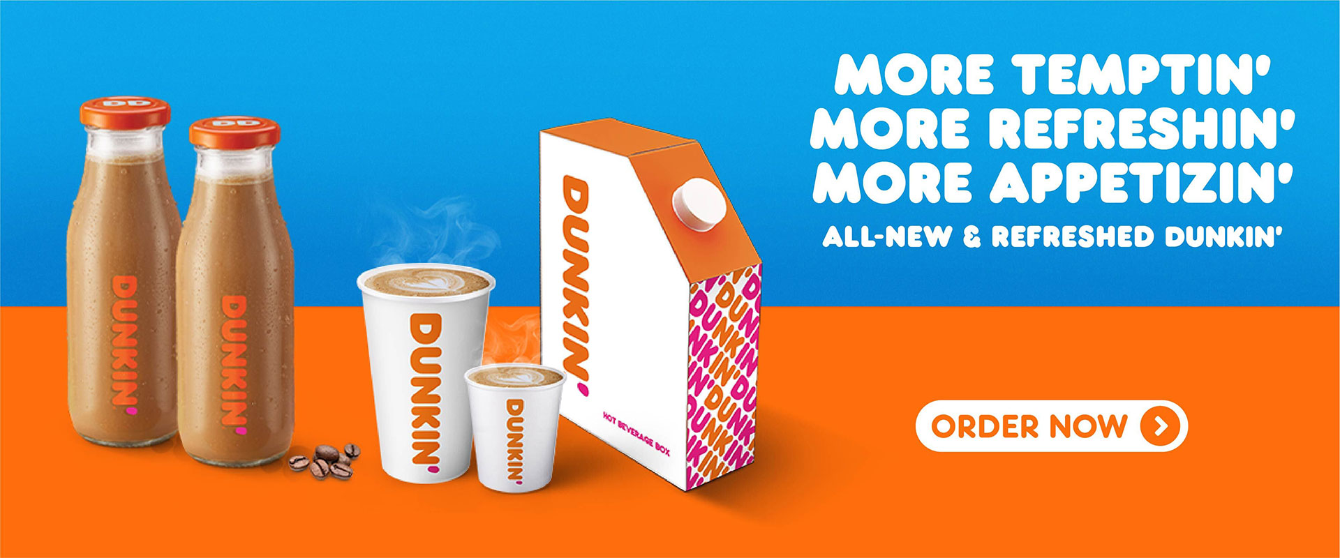Buy Hot & Cold Beverages From Dunkin Donuts