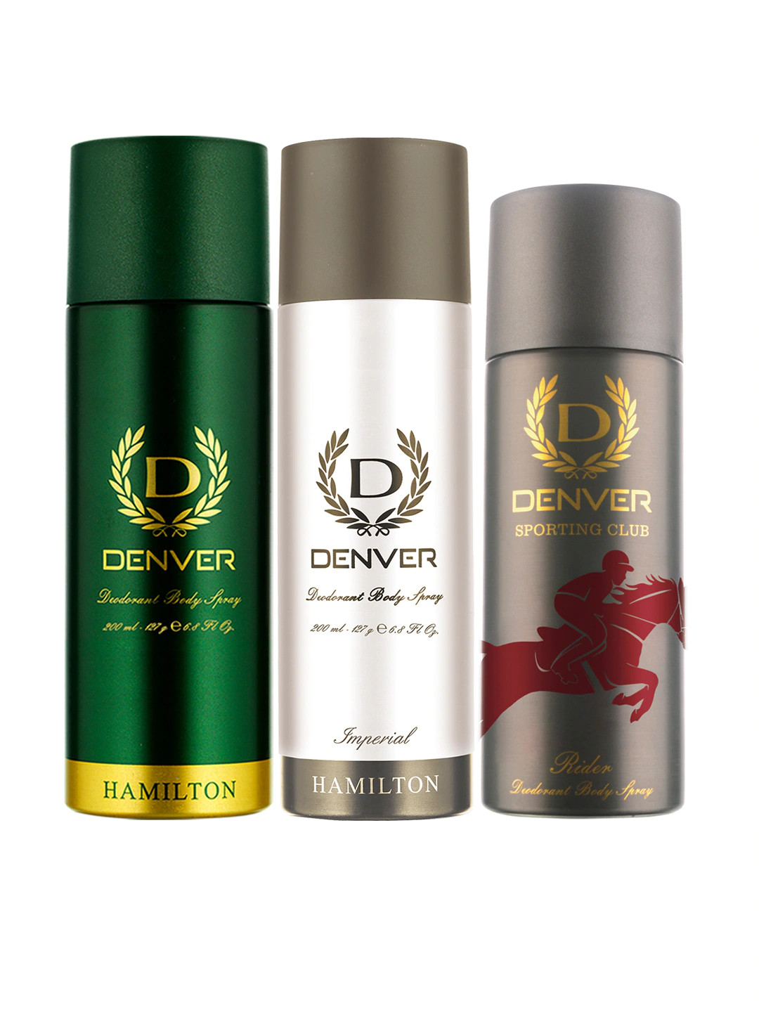 Buy Denver Men Set of 3 Deodorants