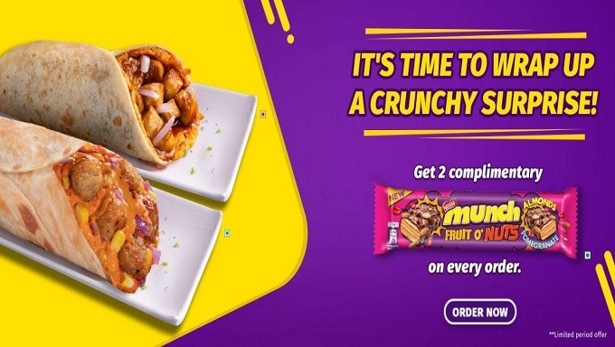 Crunchy Surprise | Get 2 Complimentary Munch On Every Order