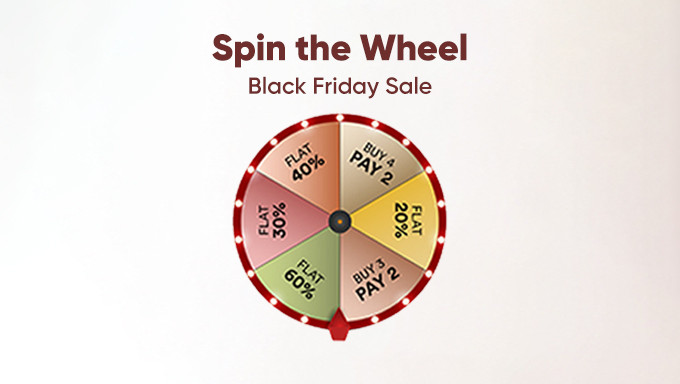 Black Friday Sale | Spin The Wheel & Unbelievable Deals Ever !