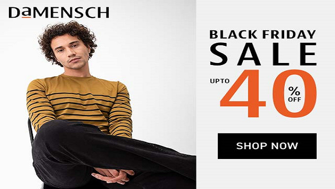 Black Friday Sale | Upto 40% Off On Men's T-Shirts, Innerwear & More