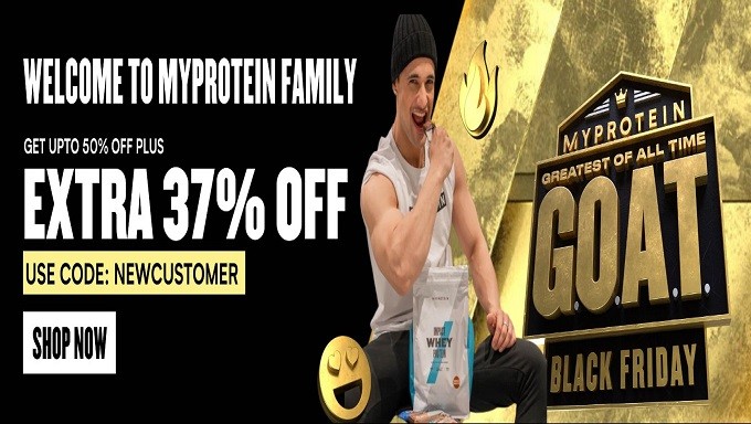 Black Friday | Upto 50% Off + Extra 37% Off On Protein, 
