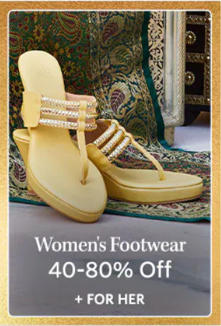 Upto 40-80% Off On Women's Footwear