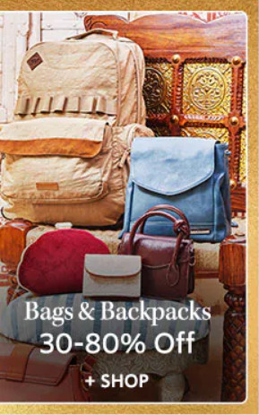 Minimum 30-80% Off On Bags & Backpacks