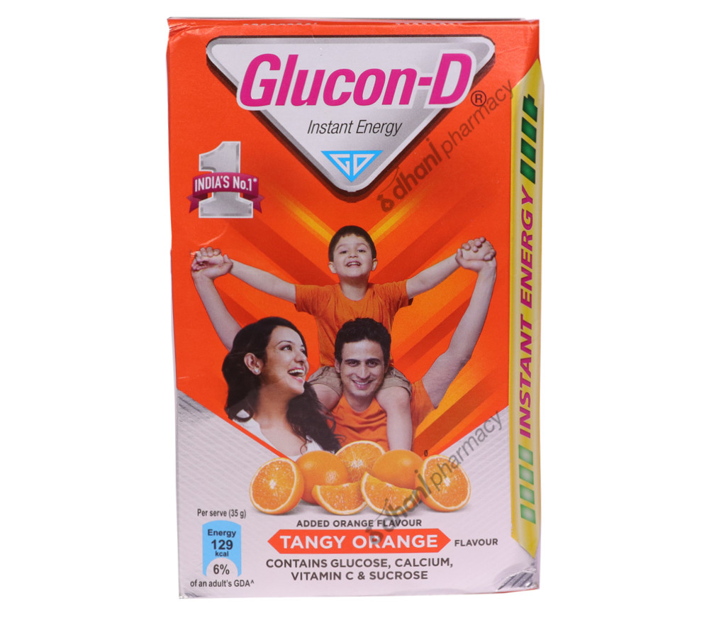 Buy Glucon-D Instant Energy Health Drink- 450gm-Tangy Orange-