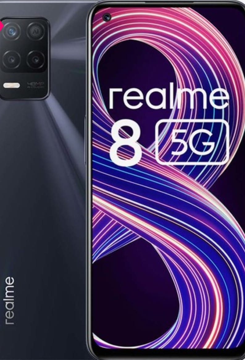 Buy Realme 8 128 GB/8GB RAM, Dual SIM 5G (Supersonic Black) 8 GB RAM, Dual SIM 5G