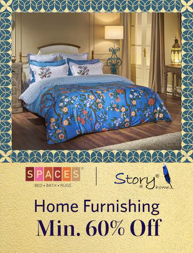 Right To Fashion Sale | Home Furnishing & Decor By SPACES & STORY Home At 60% OFF 