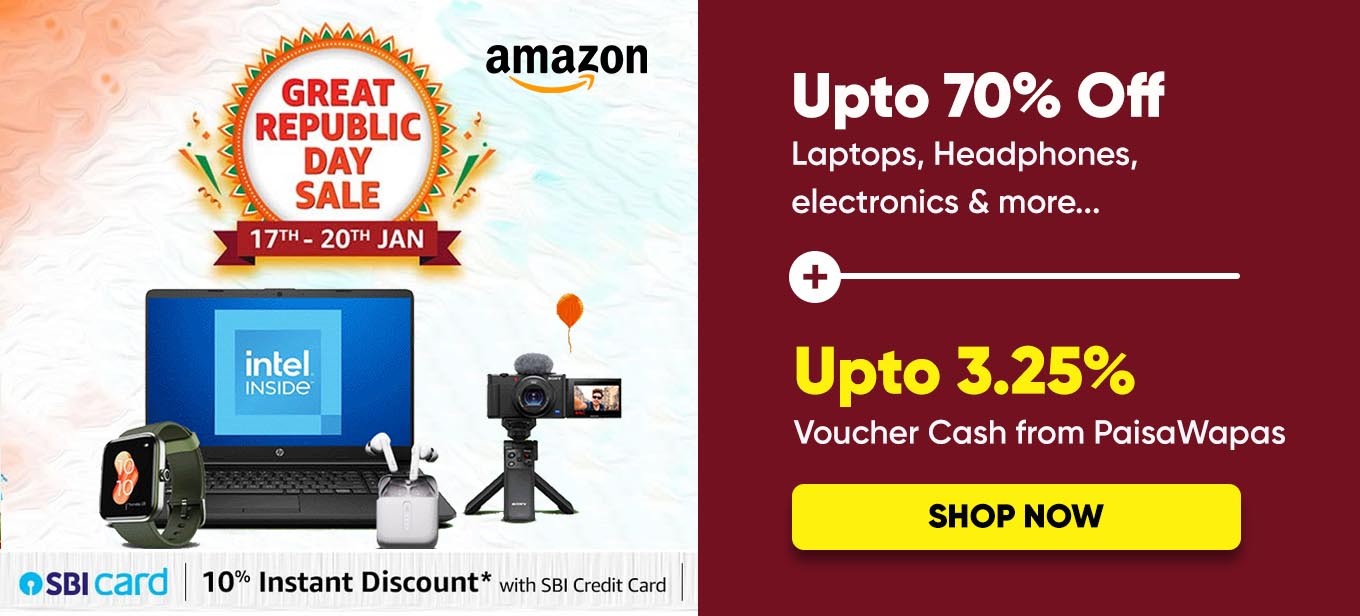 GREAT REPUBLIC DAY SALE | | Upto 70% Off on Electronics , Laptops, Headphones & More