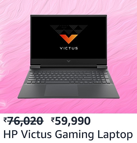 GREAT REPUBLIC DAY SALE | Buy HP Victus Gaming (AMD Ryzen 5 5600H 5th Gen/NVIDIA GeForce GTX 1650 Graphics 4GB/LED/60Hz/8GB/512GB SSD/16.1 inches/Windows 10 Home/2.48kg) Laptop