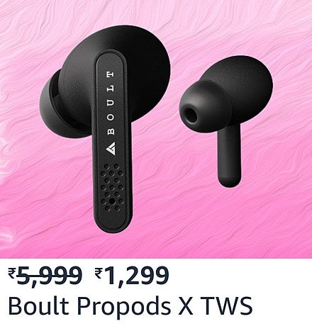 GREAT REPUBLIC DAY SALE | Buy Newly Launched Boult Audio AirBass Propods X TWS Earbuds, 32H Playtime