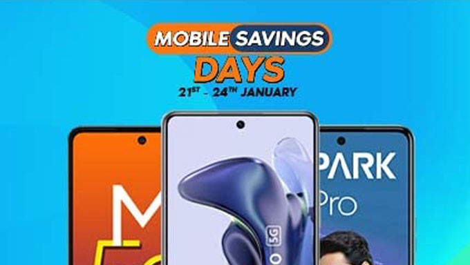 MOBILE SAVINGS DAYS | Upto 40% Off + Extra 10% Amex/BOB Off + No-Cost EMI & Exchange Offers