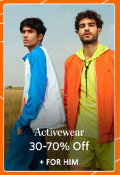 Buy Men's Activewear & Get Upto 70% OFF
