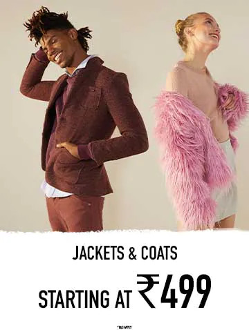 Buy Jackets & Coat Starting At Rs.499