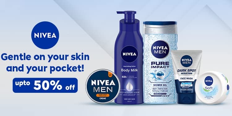 Buy Nivea Skincare Products At Upto 50% Off 
