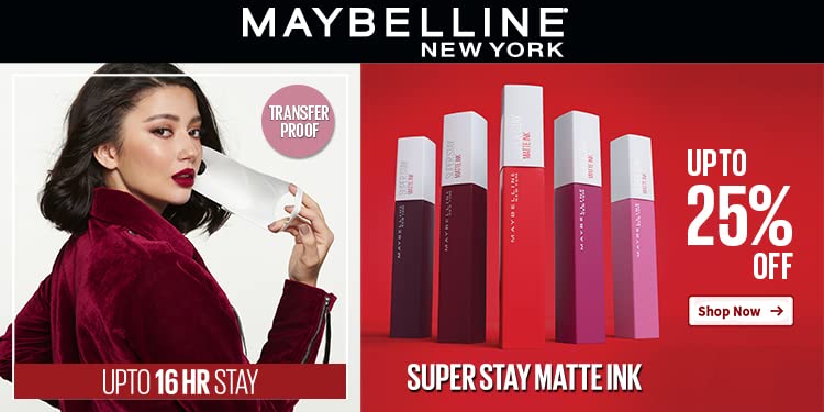 Buy Maybelline New York Lipsticks & Get Upto 25% Off