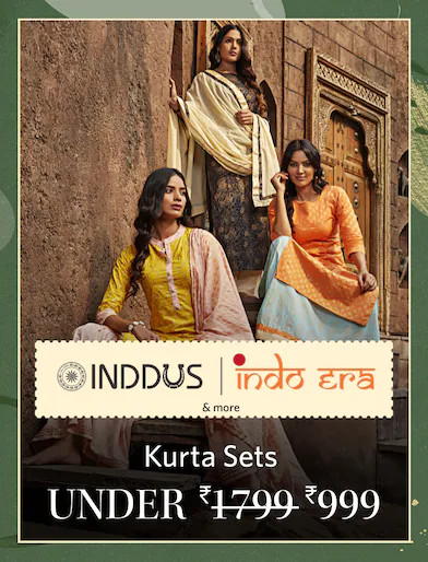 Buy Kurtis & Kurti Set From Indus | Indo Era & More