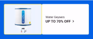 Upto 70% Off On Water Geysers