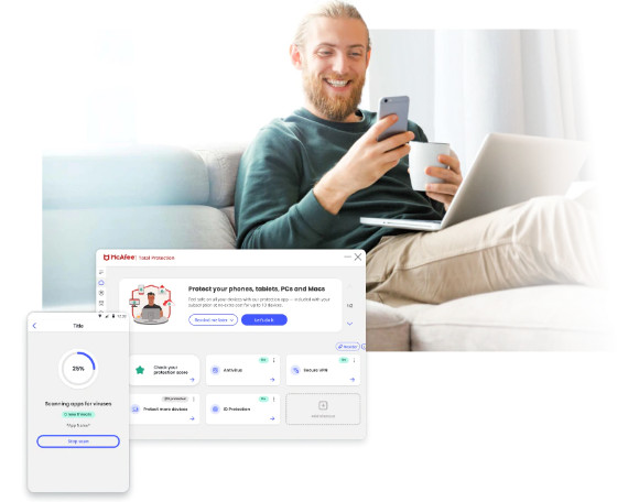 Buy Mcafee Premium Plan For 10 Devices + Secure VPN 