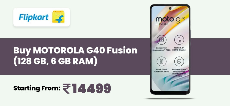 moto g40 fusion 6 128 flipkart