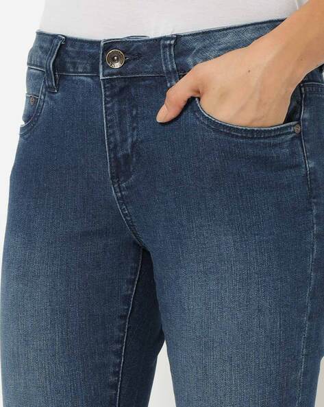 Buy DNMX Washed Slim Fit Jeans