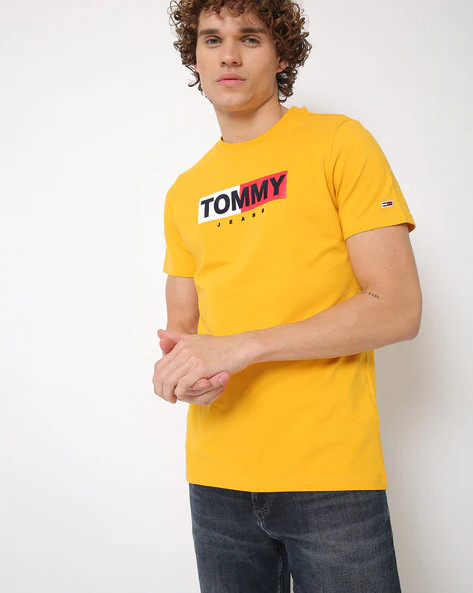 TOMMY HILFIGER Brand Print Slim Fit T-shirt
