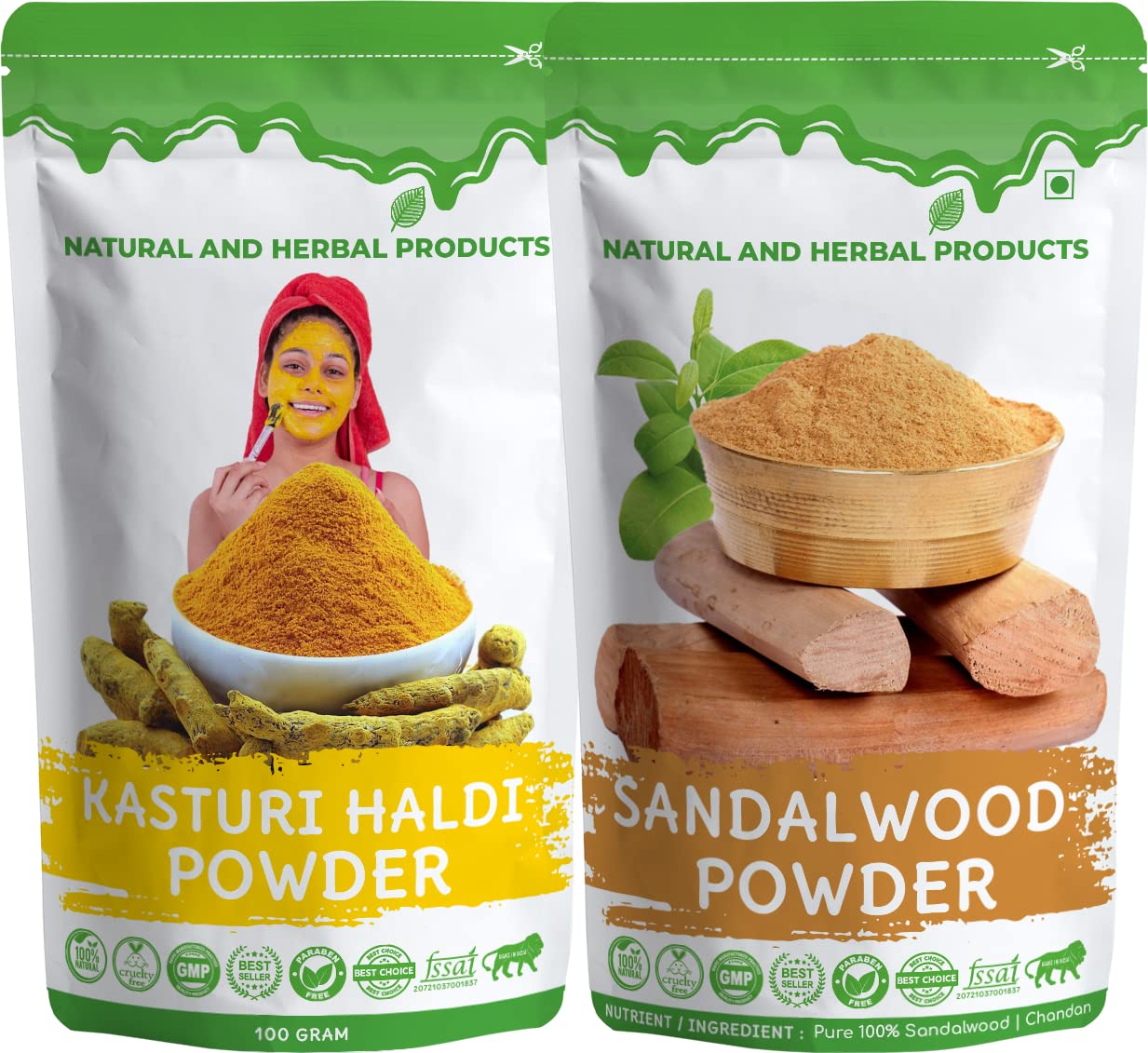 Buy Kasturi Haldi and Chandan Powder