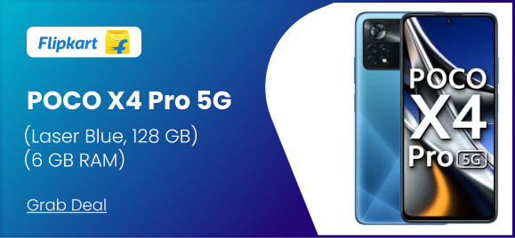 Buy POCO X4 Pro 5G (Laser Blue, 128 GB) (6 GB RAM)
