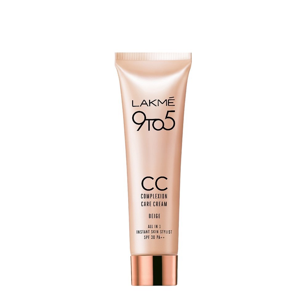 Buy Lakme 9 to 5 CC Cream Mini, 01 - Beige, Light Face Makeup with Natural Coverage, SPF 30
