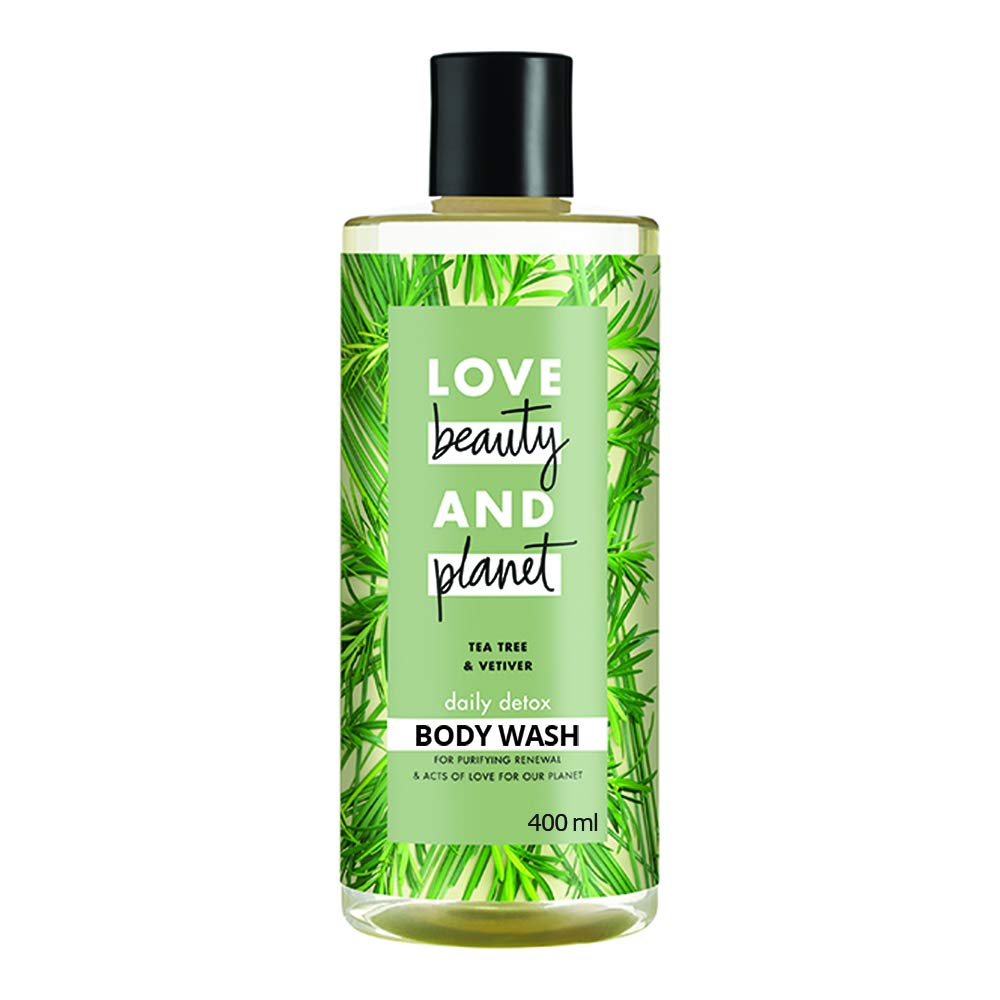 Buy Love Beauty & Planet Daily Detox Body Wash 400 ml, with Tea Tree & Vetiver