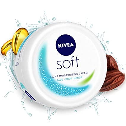 Buy NIVEA Soft Light Moisturizer Cream, with Vitamin E & Jojoba Oil for Face, Hands and Body, 300 ml