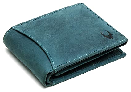 Buy WildHorn Blue Hunter Leather Men's Wallet