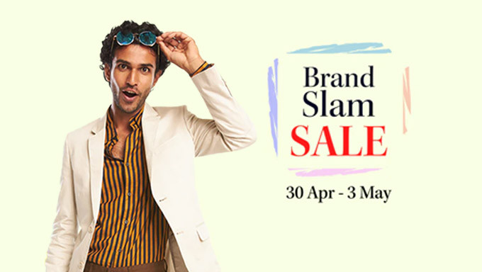 BRAND SLAM SALE | Flat 40% To 70% Off + Instant 10% Off Using American Express Cards + Extra 400 Off ( New User)