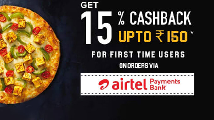 Upto 15% Of Cashback Upto Rs.150 On Airtel Payments