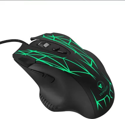 Wings Crosshair 200 Wired Optical Gaming Mouse + 10% Instant Discount on SBI Cards