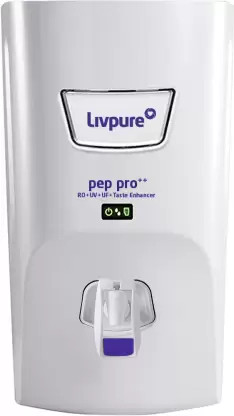 LIVPURE LIV-PEP-PRO-PLUS+ 7 L RO + UV + UF Water Purifier with Taste Enhancer + 10% Instant Discount on SBI Cards 