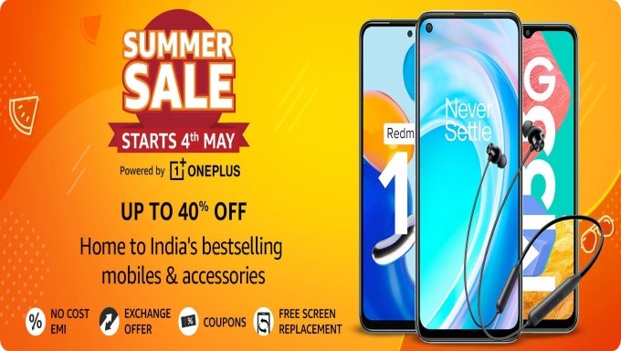 SUMMER SALE | Upto 40% Off on India's Best Selling Mobile & Accessories + 10% Saving on ICICI/KOTAK Bank Cards