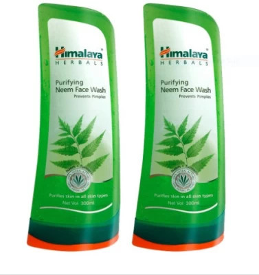HIMALAYA PURIFYING NEEM FACE WASH 300ML (pack of 2)(2 Items in the set)