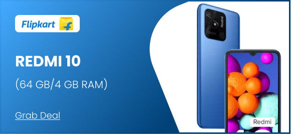 REDMI 10 (Pacific Blue, 64 GB) (4 GB RAM)