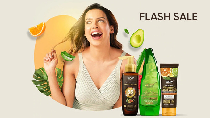 Flash Sale | Flat 45% Off On Skin Care, Hair Care & More + Extra 5% Prepaid Off