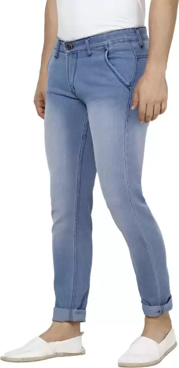 Buy Urbano Fashion Slim Men Light Blue Jeans