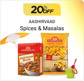 Upto 20% Off On Aashirvaad Spices & Masalas