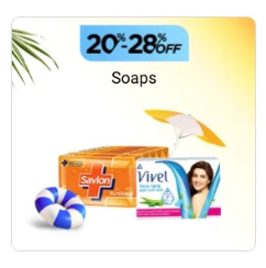Upto 28% OFF ON Soaps