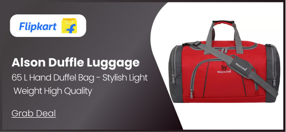  Buy Alson Duffle Luggage 65 L Hand Duffel Bag - Stylish Light Weight High Quality Travel Duffel Luggage