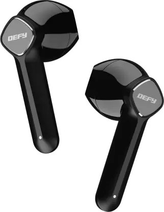 DEFY Gravity Pro with 13mm Drivers, ENC, upto 25 Hrs Playback & Bluetooth v5.3 Bluetooth Headset (Carbon Black, In the Ear)
