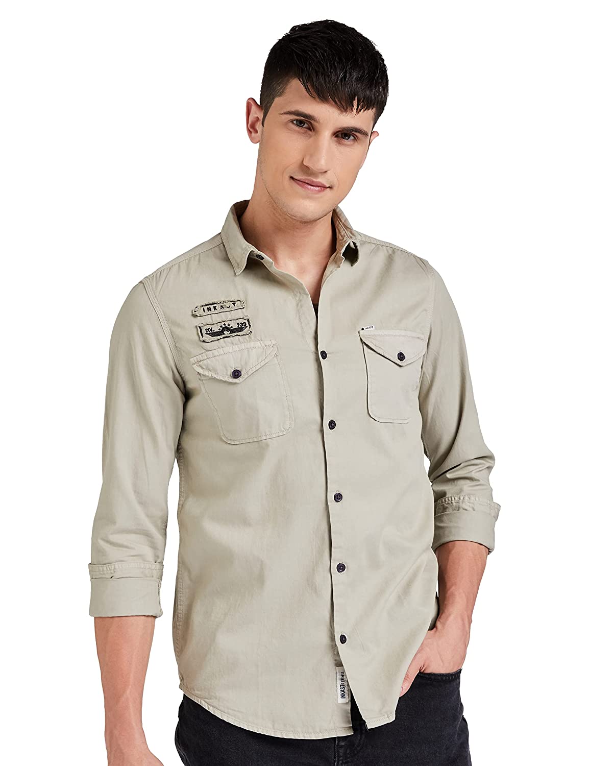 Buy Amazon Brand - Inkast Denim Co. Men's Slim Casual Shirt