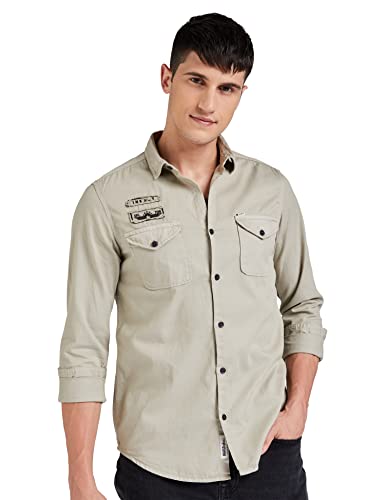 Amazon Brand - Inkast Denim Co. Men's Slim Casual Shirt